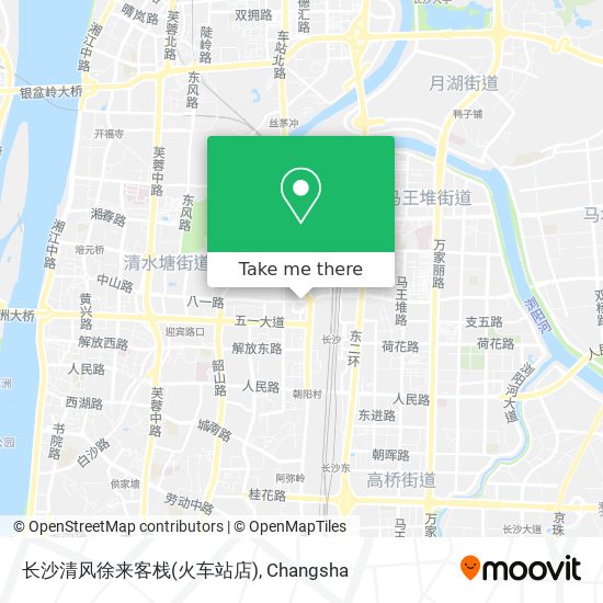 长沙清风徐来客栈(火车站店) map