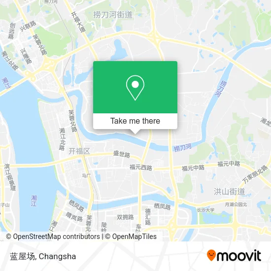 蓝屋场 map