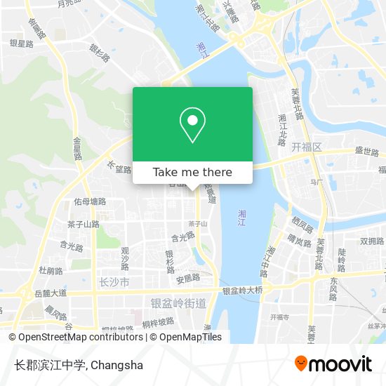 长郡滨江中学 map