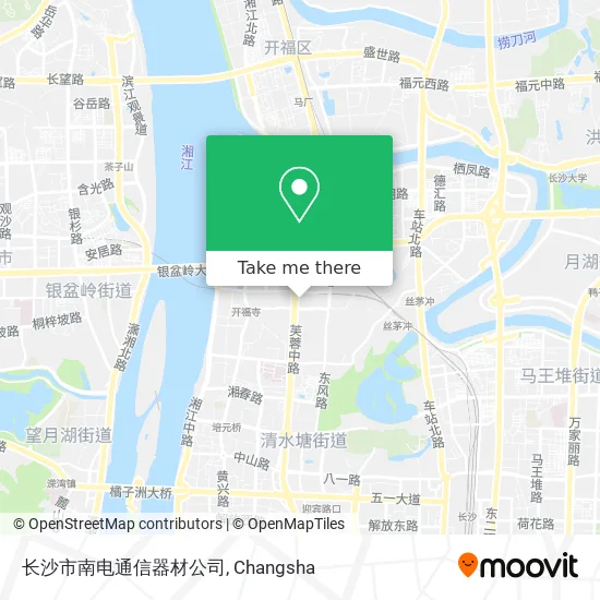 长沙市南电通信器材公司 map