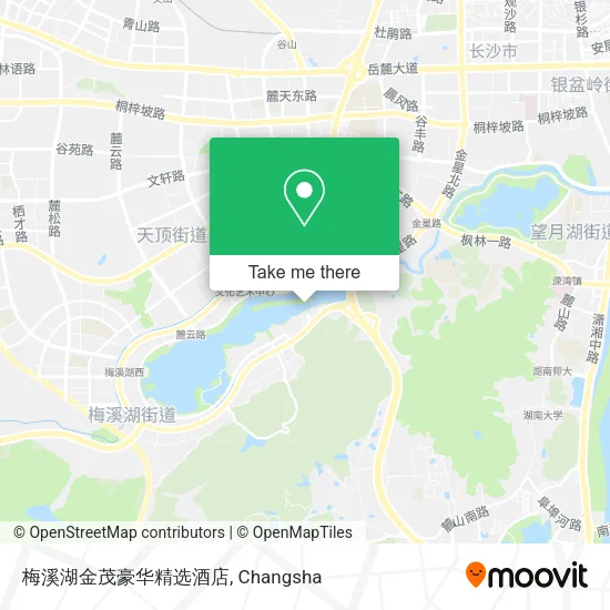 梅溪湖金茂豪华精选酒店 map