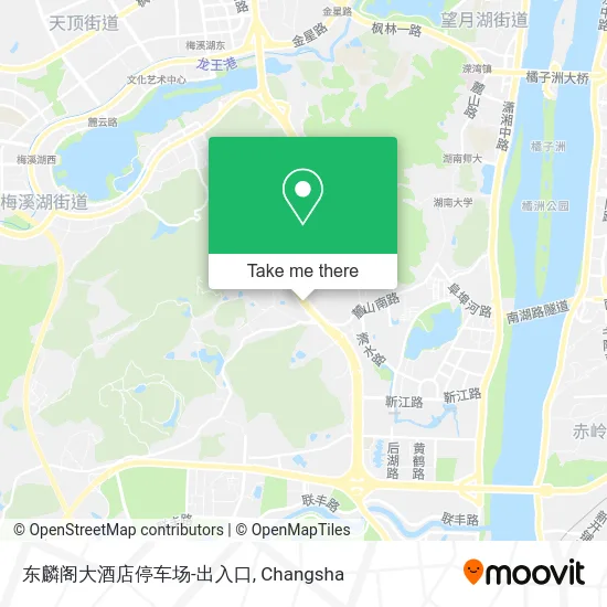 东麟阁大酒店停车场-出入口 map