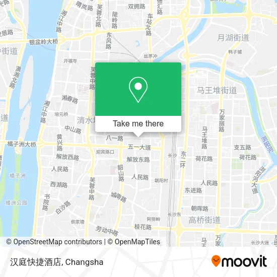 汉庭快捷酒店 map