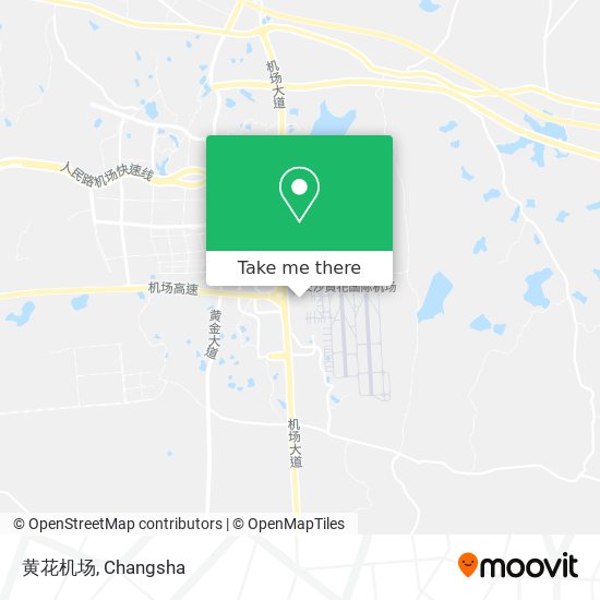 黄花机场 map
