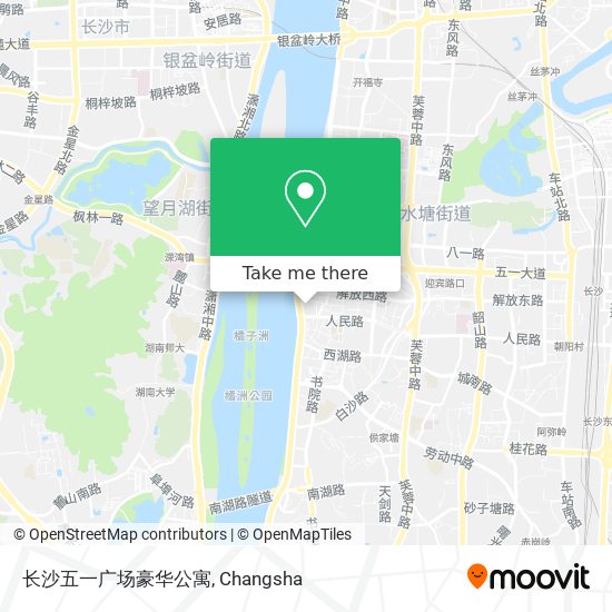 长沙五一广场豪华公寓 map