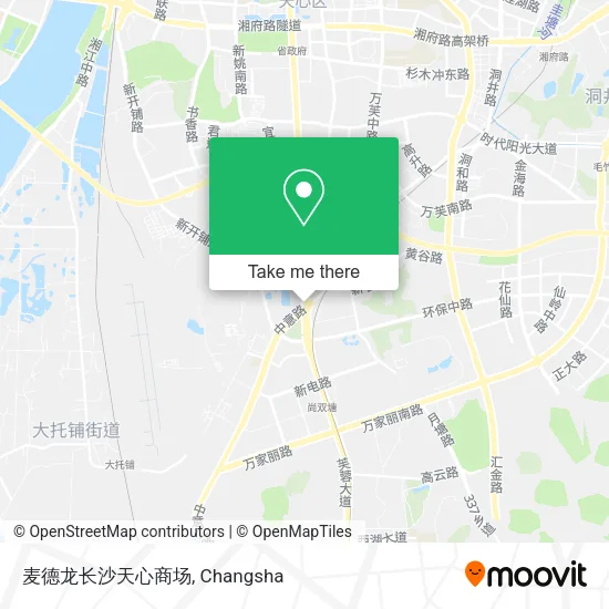 麦德龙长沙天心商场 map