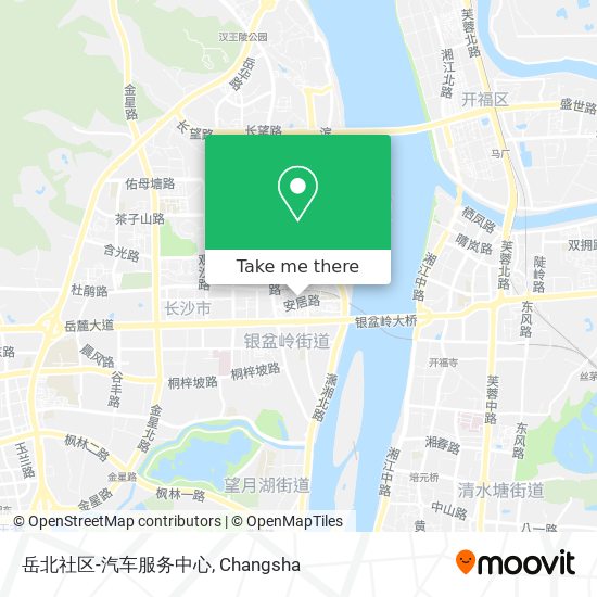 岳北社区-汽车服务中心 map