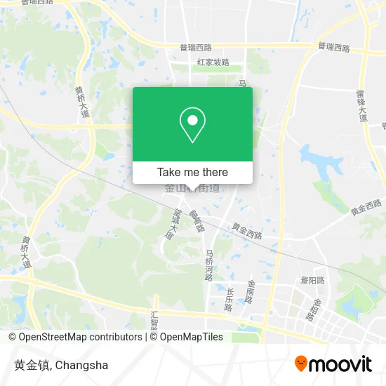 黄金镇 map