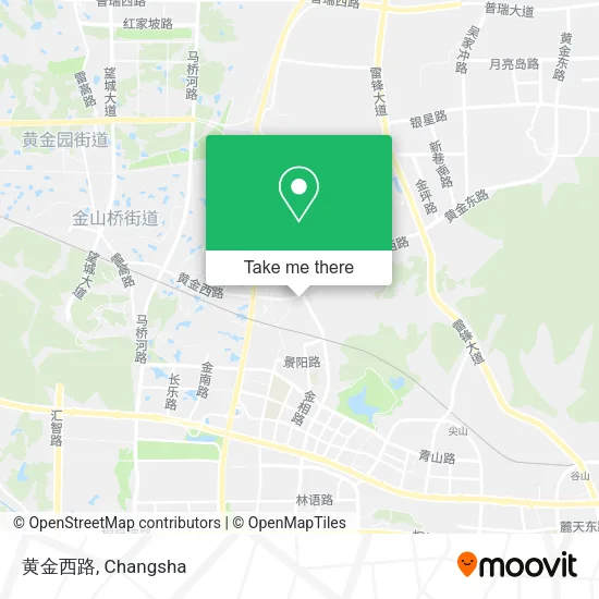 黄金西路 map