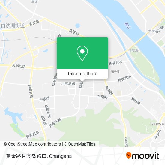 黄金路月亮岛路口 map