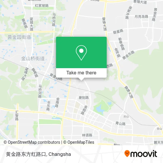 黄金路东方红路口 map