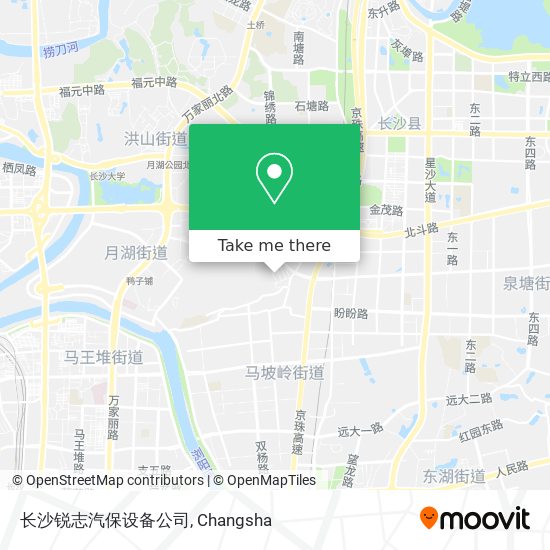 长沙锐志汽保设备公司 map