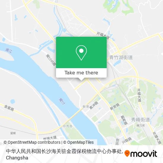 中华人民共和国长沙海关驻金霞保税物流中心办事处 map