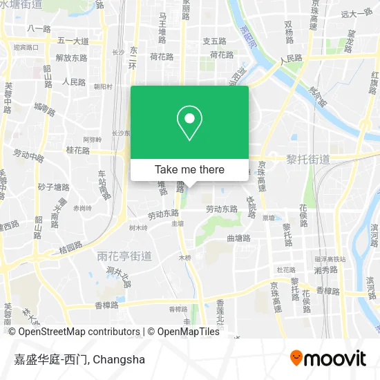 嘉盛华庭-西门 map