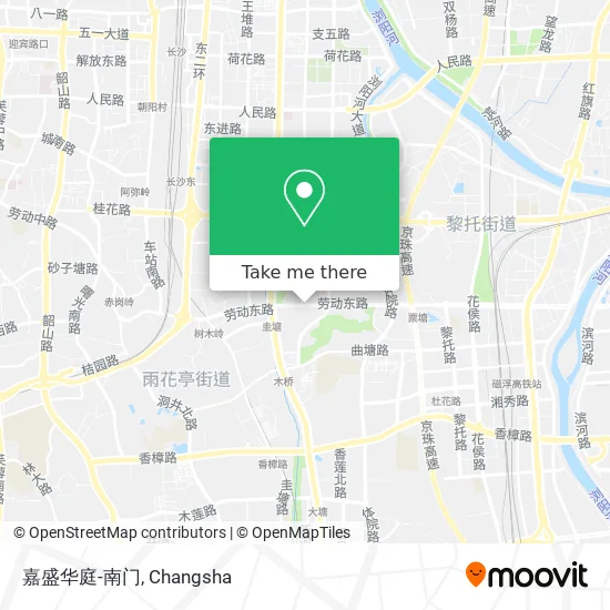 嘉盛华庭-南门 map