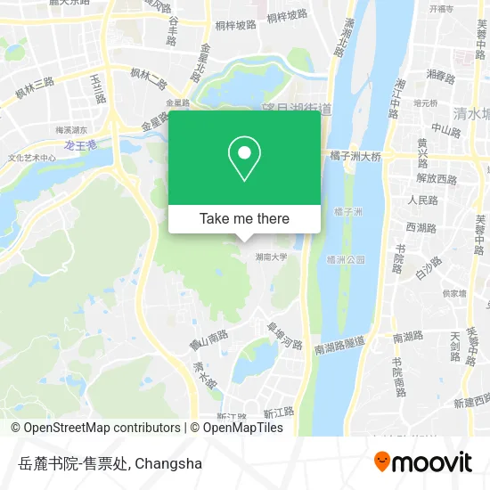 岳麓书院-售票处 map