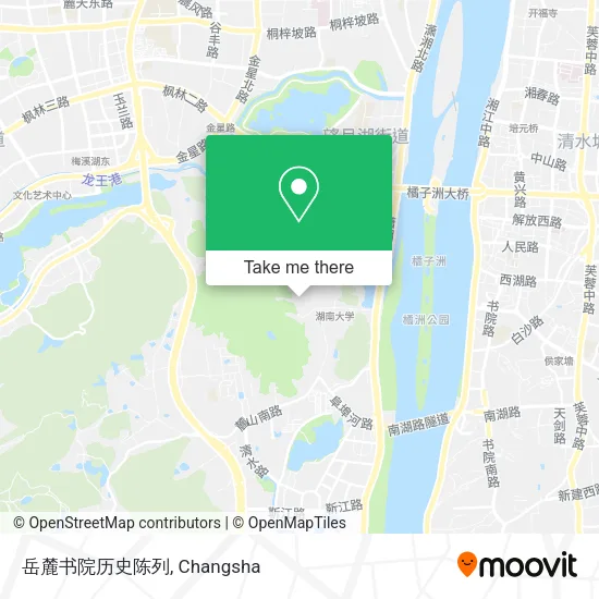 岳麓书院历史陈列 map