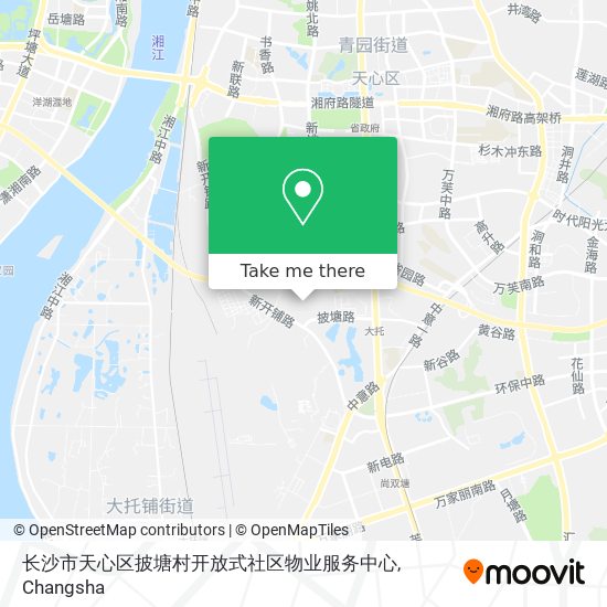 长沙市天心区披塘村开放式社区物业服务中心 map