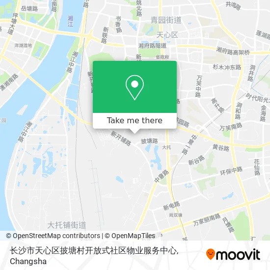 长沙市天心区披塘村开放式社区物业服务中心 map