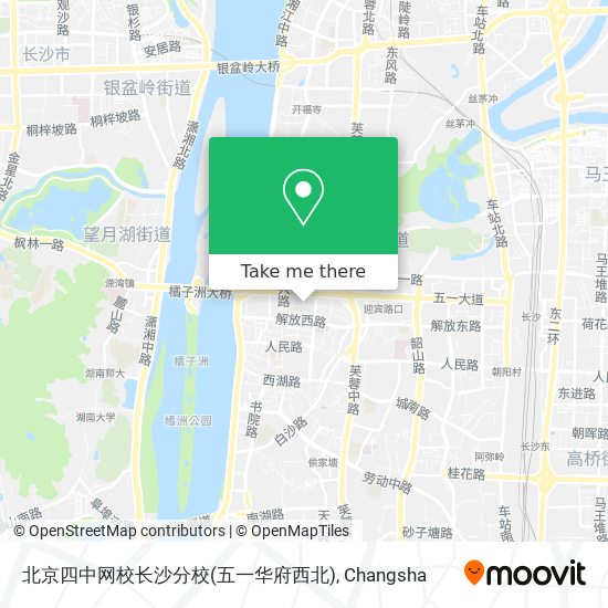 北京四中网校长沙分校(五一华府西北) map