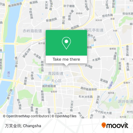 万芙金街 map