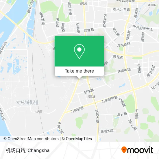 机场口路 map