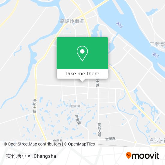 实竹塘小区 map