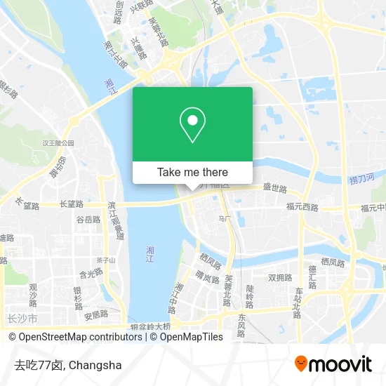 去吃77卤 map
