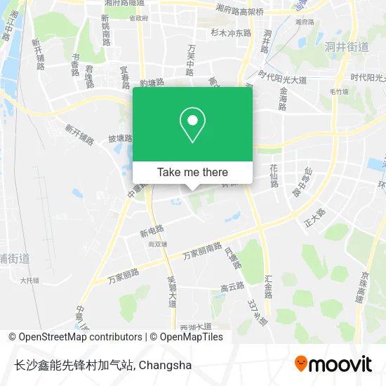 长沙鑫能先锋村加气站 map