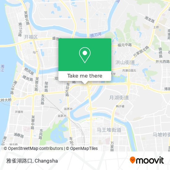 雅雀湖路口 map