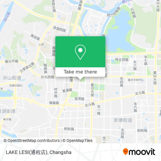 LAKE LESI(通程店) map
