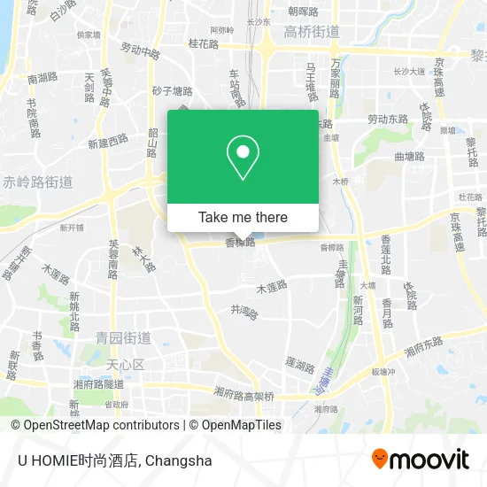 U HOMIE时尚酒店 map