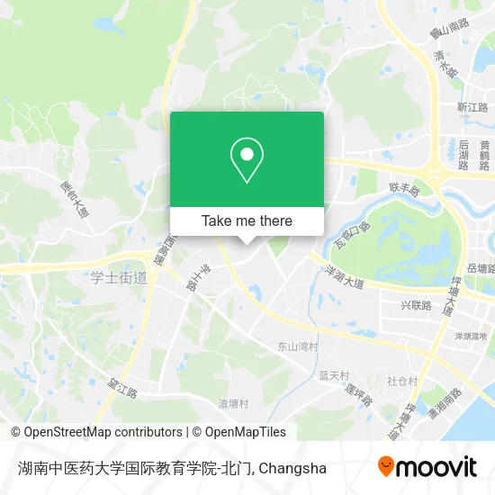 湖南中医药大学国际教育学院-北门 map