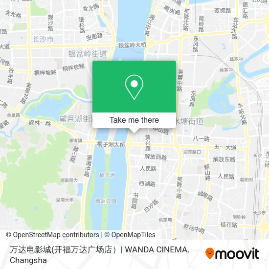 万达电影城 map