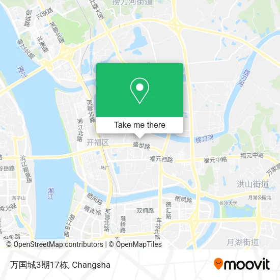 万国城3期17栋 map