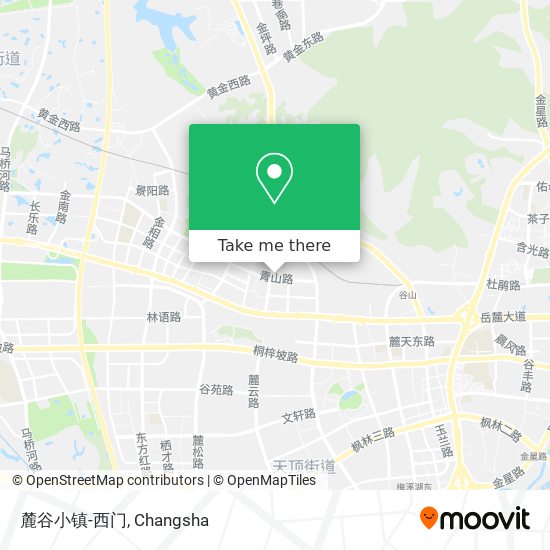 麓谷小镇-西门 map