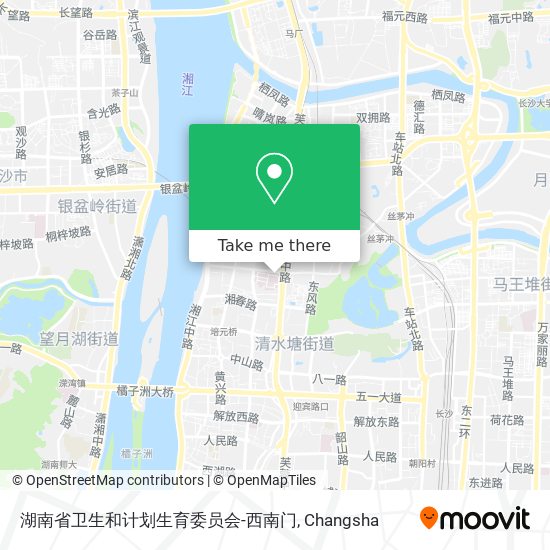 湖南省卫生和计划生育委员会-西南门 map