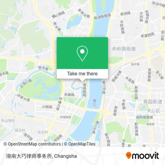 湖南大巧律师事务所 map