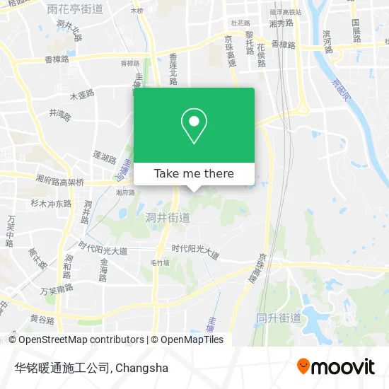 华铭暖通施工公司 map