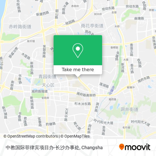 中教国际菲律宾项目办-长沙办事处 map