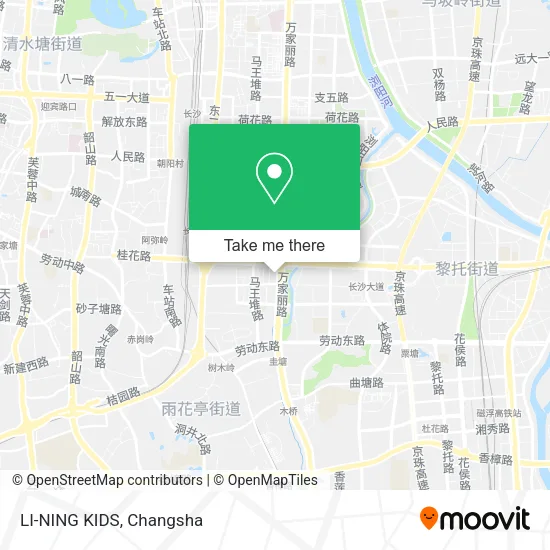 LI-NING KIDS map