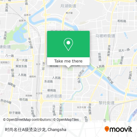 时尚名仕A级烫染沙龙 map