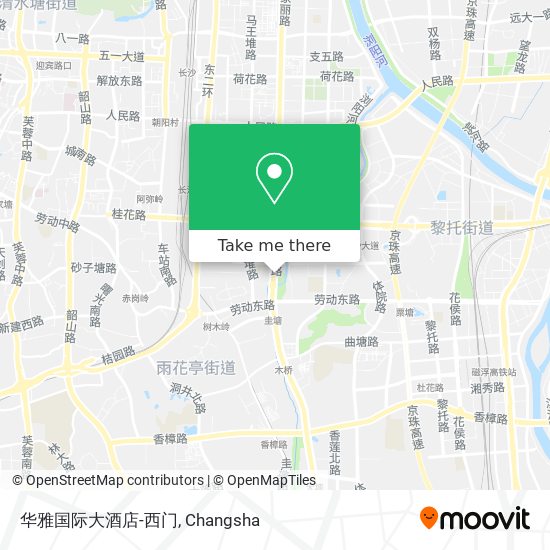 华雅国际大酒店-西门 map