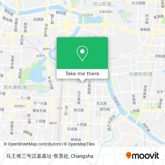 马王堆三号汉墓墓址-售票处 map