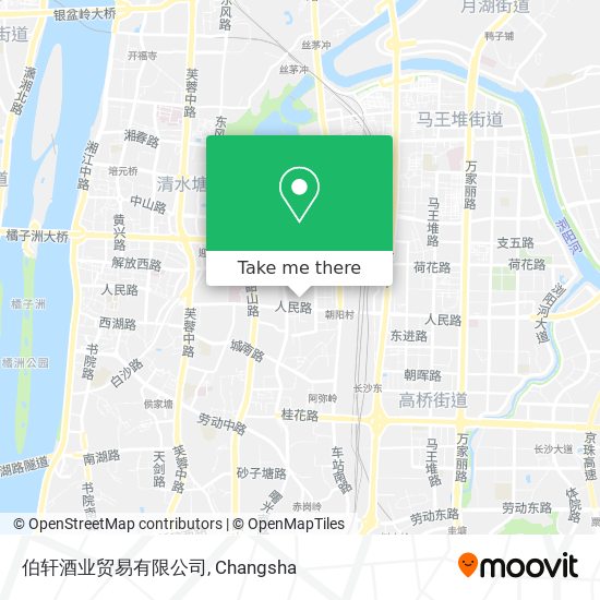 伯轩酒业贸易有限公司 map