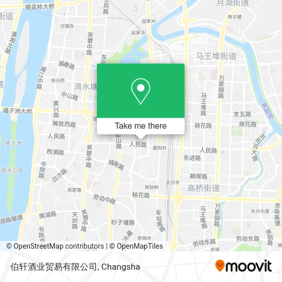 伯轩酒业贸易有限公司 map