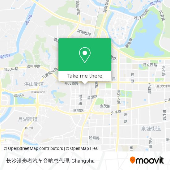 长沙漫步者汽车音响总代理 map