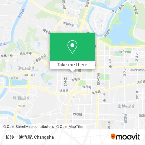 长沙一通汽配 map