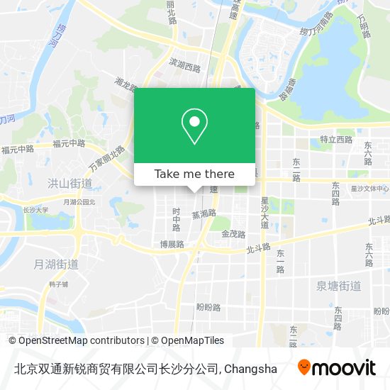 北京双通新锐商贸有限公司长沙分公司 map