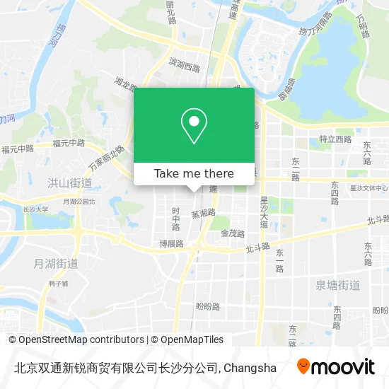 北京双通新锐商贸有限公司长沙分公司 map